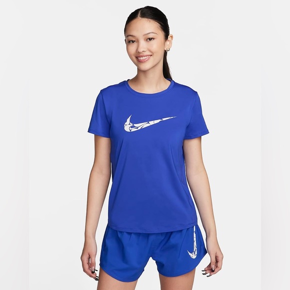 MEW Nike ($48.00) One Swoosh Women's Dri-FIT Running Top Sustainable Materials - Picture 1 of 5